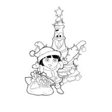 Coloriage Dora l'Exploratrice (Dessins animés et séries animées) #29805 à imprimer et colorier