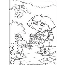 Coloriage Dora l'Exploratrice (Dessins animés et séries animées) #29956 à imprimer et colorier