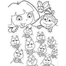 Coloriage Dora l'Exploratrice (Dessins animés et séries animées) #29960 à imprimer et colorier