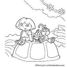 Coloriage Dora l'Exploratrice (Dessins animés et séries animées) #29991 à imprimer et colorier