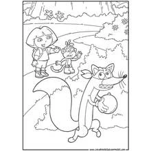 Coloriage Dora l'Exploratrice (Dessins animés et séries animées) #30022 à imprimer et colorier