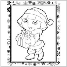 Dessin à colorier: Dora l'Exploratrice (Dessins animés et séries animées) #30079 - Coloriages à Imprimer Gratuits
