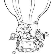 Coloriage Dora l'Exploratrice (Dessins animés et séries animées) #30102 à imprimer et colorier