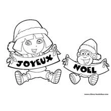 Coloriage Dora l'Exploratrice (Dessins animés et séries animées) #30109 à imprimer et colorier