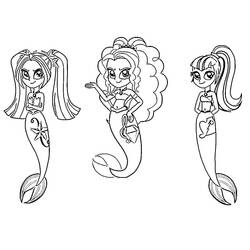 Dessin à colorier: Equestria Girls (Dessins animés et séries animées) #197781 - Coloriages à Imprimer Gratuits