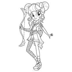 Dessin à colorier: Equestria Girls (Dessins animés et séries animées) #197804 - Coloriages à Imprimer Gratuits