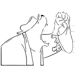 Dessin à colorier: Ernest et Célestine (Dessins animés et séries animées) #190705 - Coloriages à Imprimer Gratuits