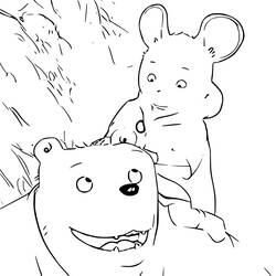 Dessin à colorier: Ernest et Célestine (Dessins animés et séries animées) #190707 - Coloriages à Imprimer Gratuits