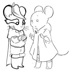 Dessin à colorier: Ernest et Célestine (Dessins animés et séries animées) #190710 - Coloriages à Imprimer Gratuits