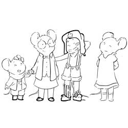Dessin à colorier: Ernest et Célestine (Dessins animés et séries animées) #190711 - Coloriages à Imprimer Gratuits
