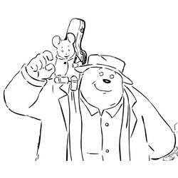 Dessin à colorier: Ernest et Célestine (Dessins animés et séries animées) #190713 - Coloriages à Imprimer Gratuits