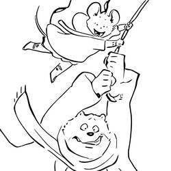 Dessin à colorier: Ernest et Célestine (Dessins animés et séries animées) #190715 - Coloriages à Imprimer Gratuits
