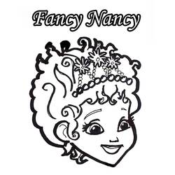 Dessin à colorier: Fancy Nancy (Dessins animés et séries animées) #208434 - Coloriages à Imprimer Gratuits