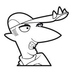 Dessin à colorier: Foot 2 Rue (Dessins animés et séries animées) #216807 - Coloriages à Imprimer Gratuits