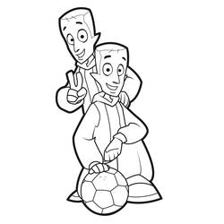 Dessin à colorier: Foot 2 Rue (Dessins animés et séries animées) #216816 - Coloriages à Imprimer Gratuits