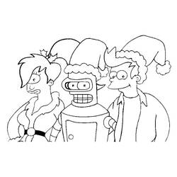 Dessin à colorier: Futurama (Dessins animés et séries animées) #206518 - Coloriages à Imprimer Gratuits