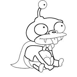 Dessin à colorier: Futurama (Dessins animés et séries animées) #206525 - Coloriages à Imprimer Gratuits