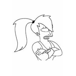 Dessin à colorier: Futurama (Dessins animés et séries animées) #48366 - Coloriages à Imprimer Gratuits