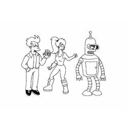 Dessin à colorier: Futurama (Dessins animés et séries animées) #48369 - Coloriages à Imprimer Gratuits