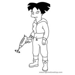 Dessin à colorier: Futurama (Dessins animés et séries animées) #48374 - Coloriages à Imprimer Gratuits