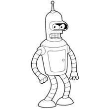 Dessins à colorier: Futurama - Coloriages à Imprimer Gratuits