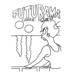 Dessin à colorier: Futurama (Dessins animés et séries animées) #48402 - Coloriages à Imprimer Gratuits