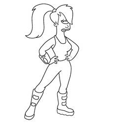 Dessin à colorier: Futurama (Dessins animés et séries animées) #48415 - Coloriages à Imprimer Gratuits