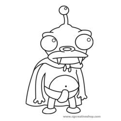Dessin à colorier: Futurama (Dessins animés et séries animées) #48416 - Coloriages à Imprimer Gratuits