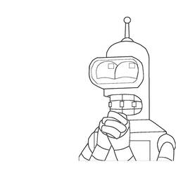 Dessin à colorier: Futurama (Dessins animés et séries animées) #48432 - Coloriages à Imprimer Gratuits