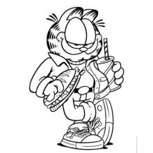 Dessin à colorier: Garfield (Dessins animés et séries animées) #26114 - Coloriages à Imprimer Gratuits