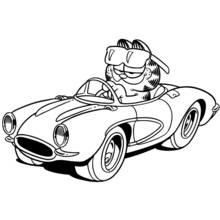 Dessin à colorier: Garfield (Dessins animés et séries animées) #26120 - Coloriages à Imprimer Gratuits