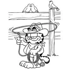 Dessin à colorier: Garfield (Dessins animés et séries animées) #26121 - Coloriages à Imprimer Gratuits