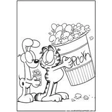 Dessin à colorier: Garfield (Dessins animés et séries animées) #26196 - Coloriages à Imprimer Gratuits