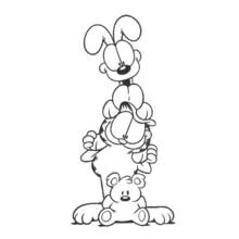 Dessin à colorier: Garfield (Dessins animés et séries animées) #26208 - Coloriages à Imprimer Gratuits