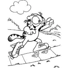 Dessin à colorier: Garfield (Dessins animés et séries animées) #26242 - Coloriages à Imprimer Gratuits