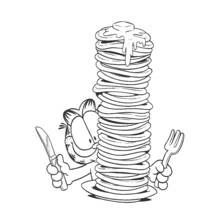 Dessin à colorier: Garfield (Dessins animés et séries animées) #26246 - Coloriages à Imprimer Gratuits