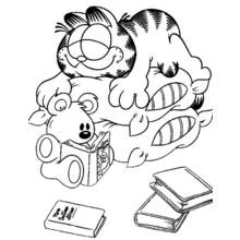 Dessin à colorier: Garfield (Dessins animés et séries animées) #26262 - Coloriages à Imprimer Gratuits