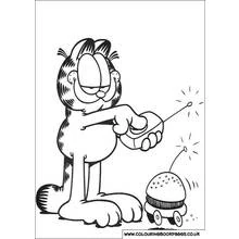Dessin à colorier: Garfield (Dessins animés et séries animées) #26263 - Coloriages à Imprimer Gratuits