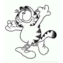 Dessin à colorier: Garfield (Dessins animés et séries animées) #26272 - Coloriages à Imprimer Gratuits