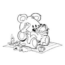 Dessin à colorier: Garfield (Dessins animés et séries animées) #26287 - Coloriages à Imprimer Gratuits