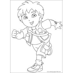 Dessin à colorier: Go Diego! (Dessins animés et séries animées) #48505 - Coloriages à Imprimer Gratuits