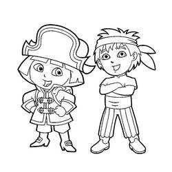 Dessin à colorier: Go Diego! (Dessins animés et séries animées) #48510 - Coloriages à Imprimer Gratuits