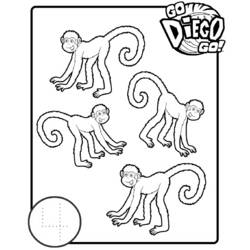 Dessin à colorier: Go Diego! (Dessins animés et séries animées) #48515 - Coloriages à Imprimer Gratuits