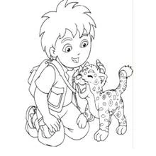 Dessins à colorier: Go Diego! - Coloriages à Imprimer Gratuits