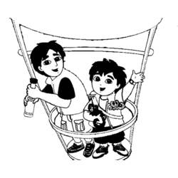 Dessin à colorier: Go Diego! (Dessins animés et séries animées) #48545 - Coloriages à Imprimer Gratuits