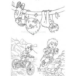 Dessin à colorier: Go Diego! (Dessins animés et séries animées) #48561 - Coloriages à Imprimer Gratuits