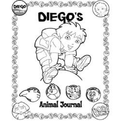 Dessin à colorier: Go Diego! (Dessins animés et séries animées) #48578 - Coloriages à Imprimer Gratuits