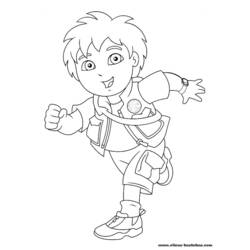 Dessin à colorier: Go Diego! (Dessins animés et séries animées) #48605 - Coloriages à Imprimer Gratuits