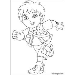Dessin à colorier: Go Diego! (Dessins animés et séries animées) #48614 - Coloriages à Imprimer Gratuits