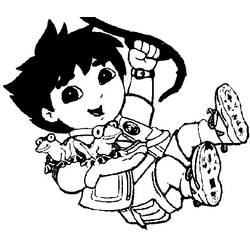 Dessin à colorier: Go Diego! (Dessins animés et séries animées) #48623 - Coloriages à Imprimer Gratuits